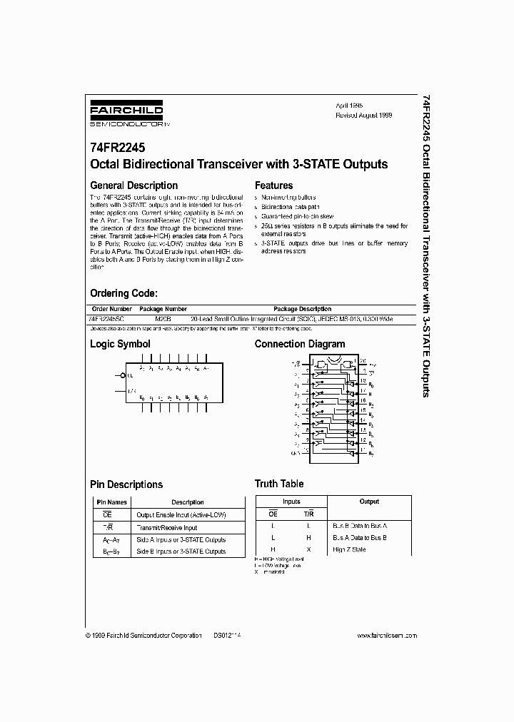 74FR2245_1012805.PDF Datasheet