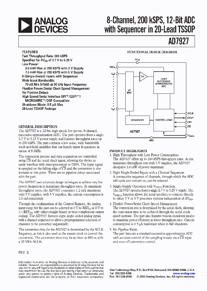 AD7927_835001.PDF Datasheet