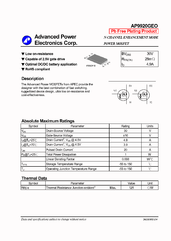 AP9920GEO_1016513.PDF Datasheet