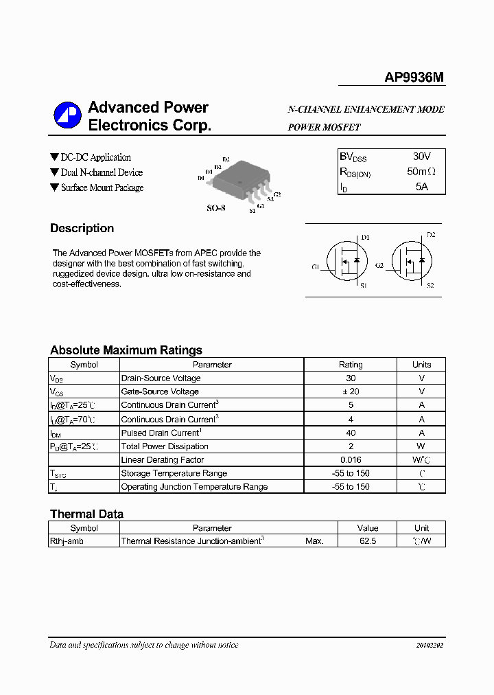 AP9936M_1021321.PDF Datasheet