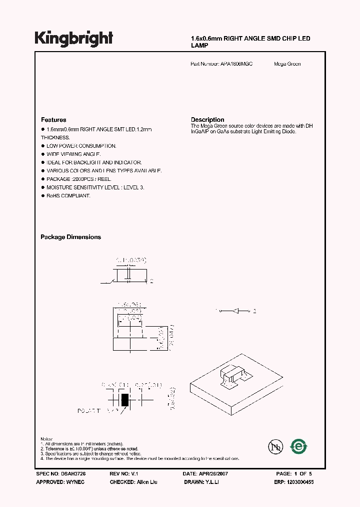 APA1606MGC_1027020.PDF Datasheet