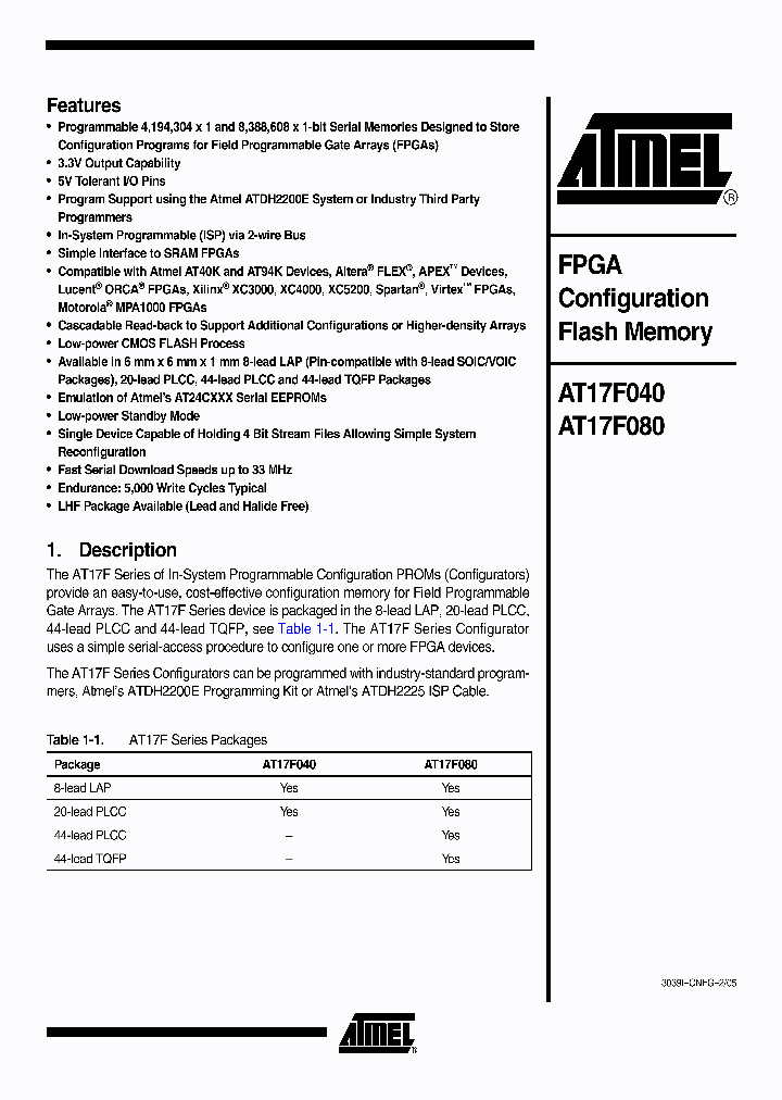 AT17F080_1019379.PDF Datasheet