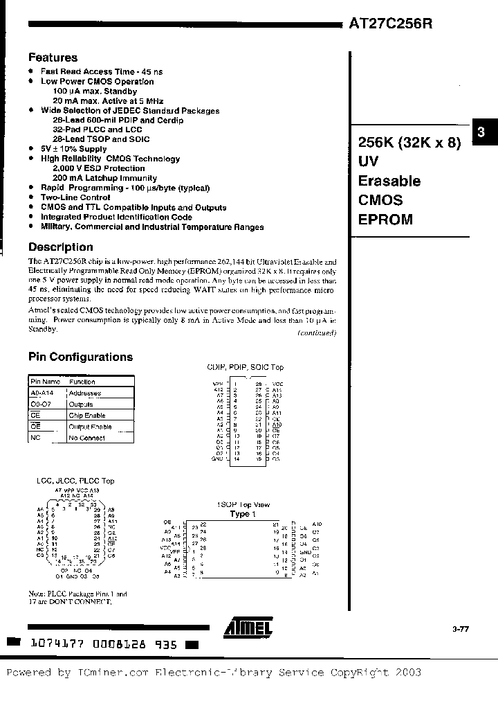 AT27C256R-15DC_909634.PDF Datasheet