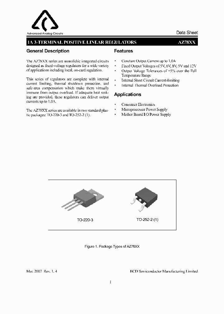 AZ78XX_1115905.PDF Datasheet