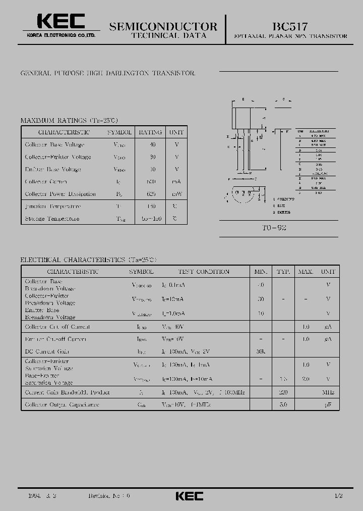 BC517_1015220.PDF Datasheet