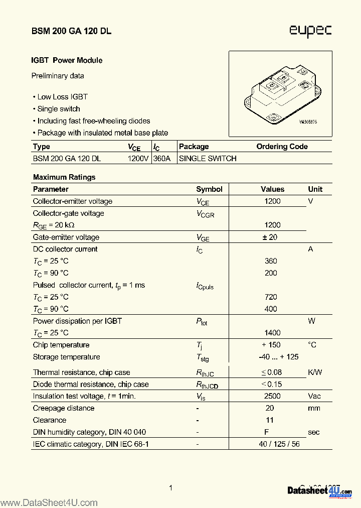 BSM200GA120DL_1023904.PDF Datasheet