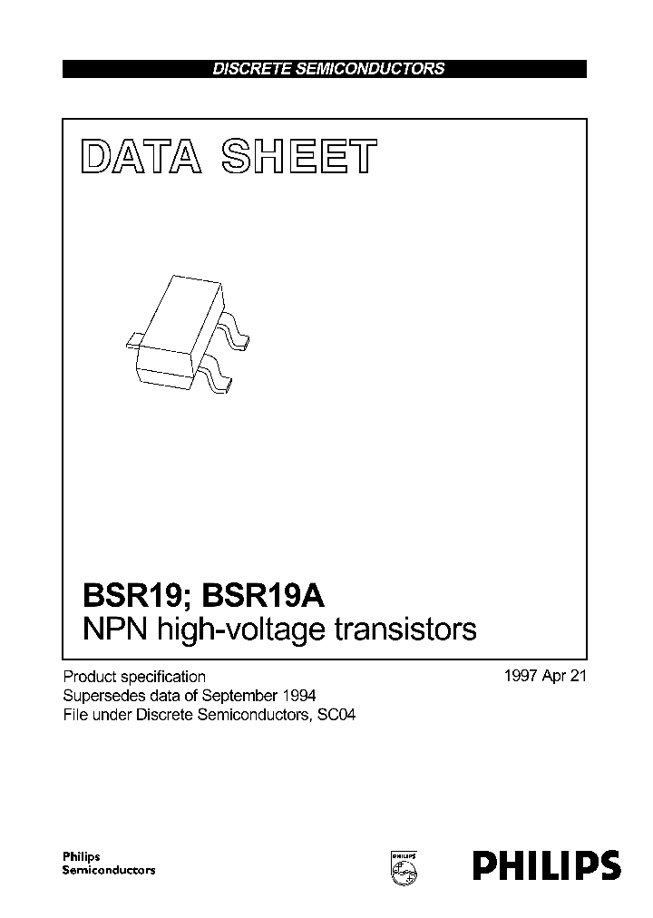 BSR19A_923927.PDF Datasheet