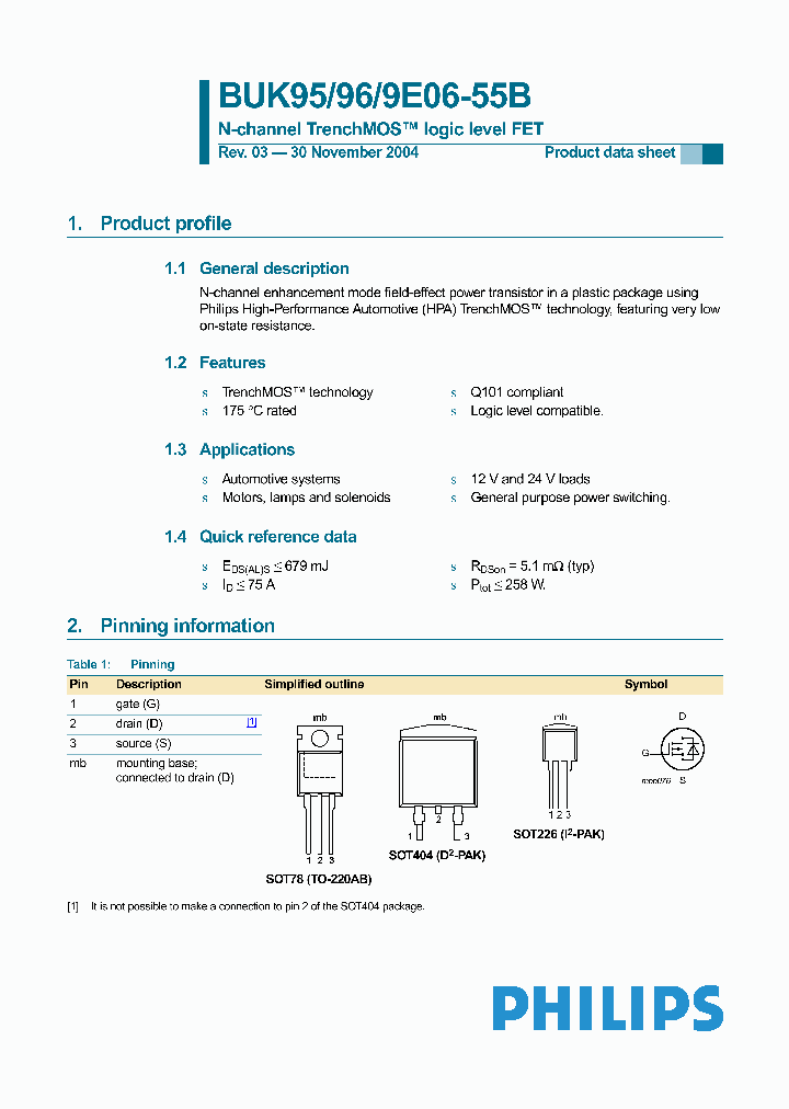 BUK9E06-55B_786919.PDF Datasheet