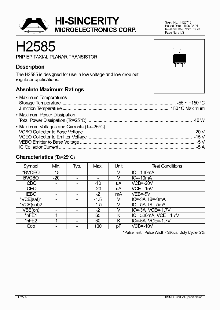 H2585_1022183.PDF Datasheet