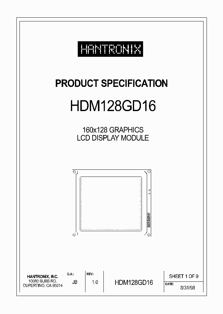 HDM128GD16_676728.PDF Datasheet