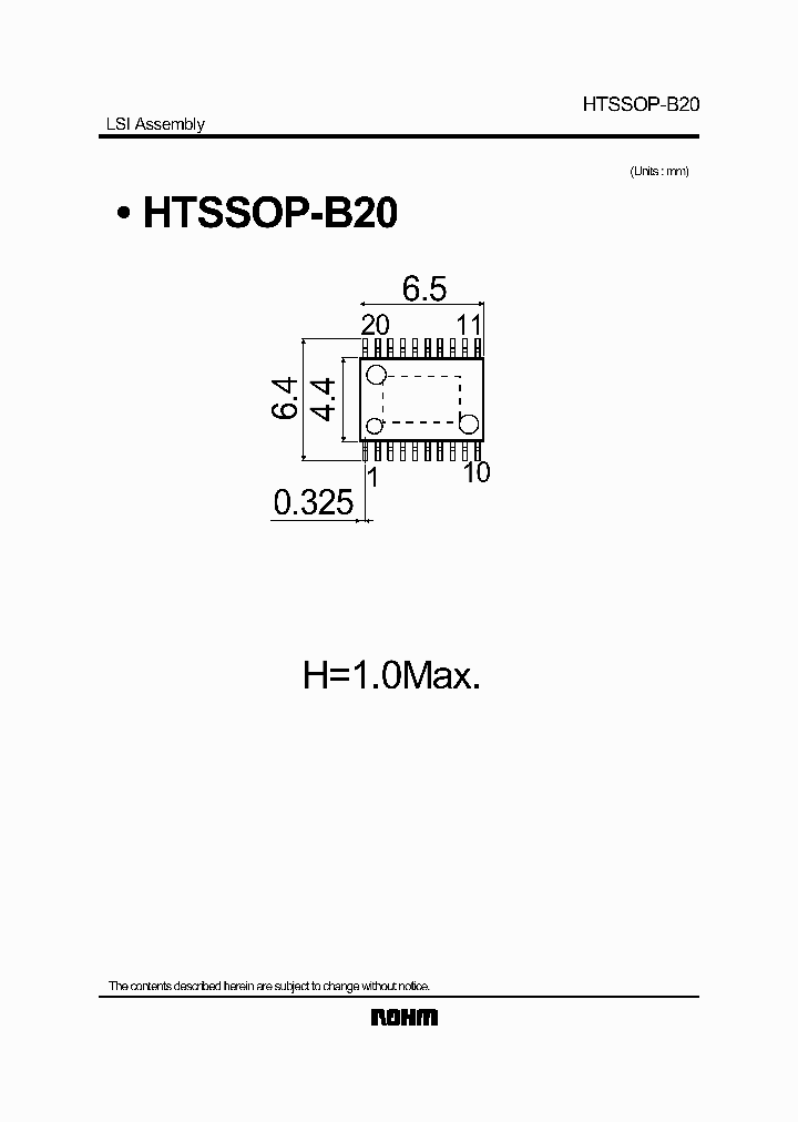 HTSSOP-B20_721660.PDF Datasheet