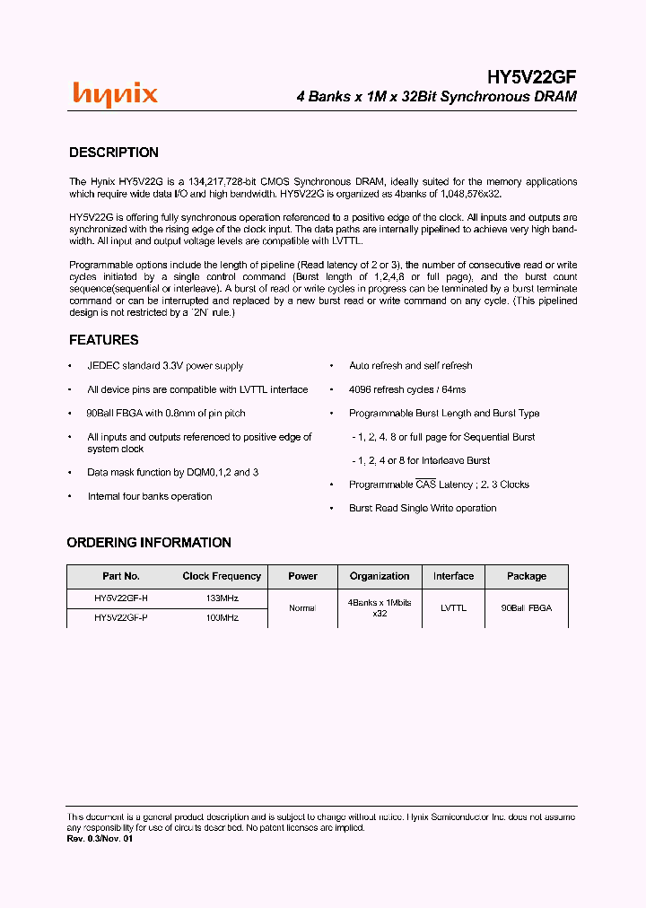 HY5V22GF_712228.PDF Datasheet