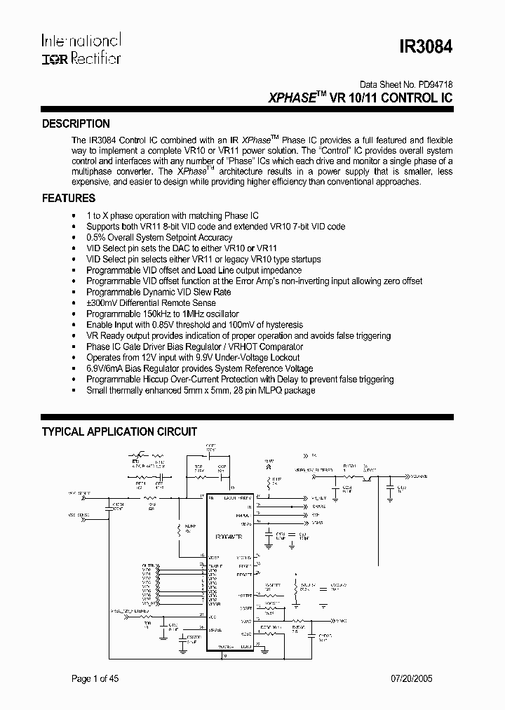 IR3084_700160.PDF Datasheet