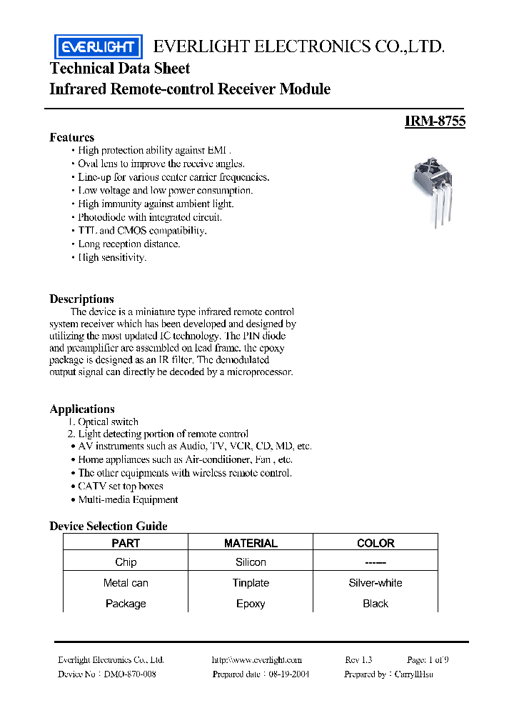 IRM-8755_728882.PDF Datasheet