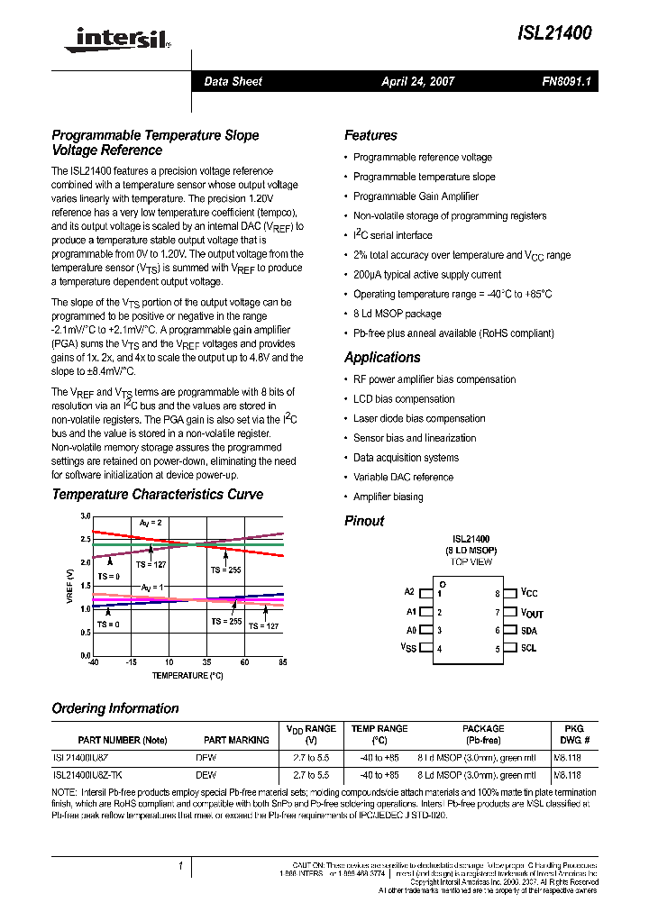 ISL21400_955088.PDF Datasheet