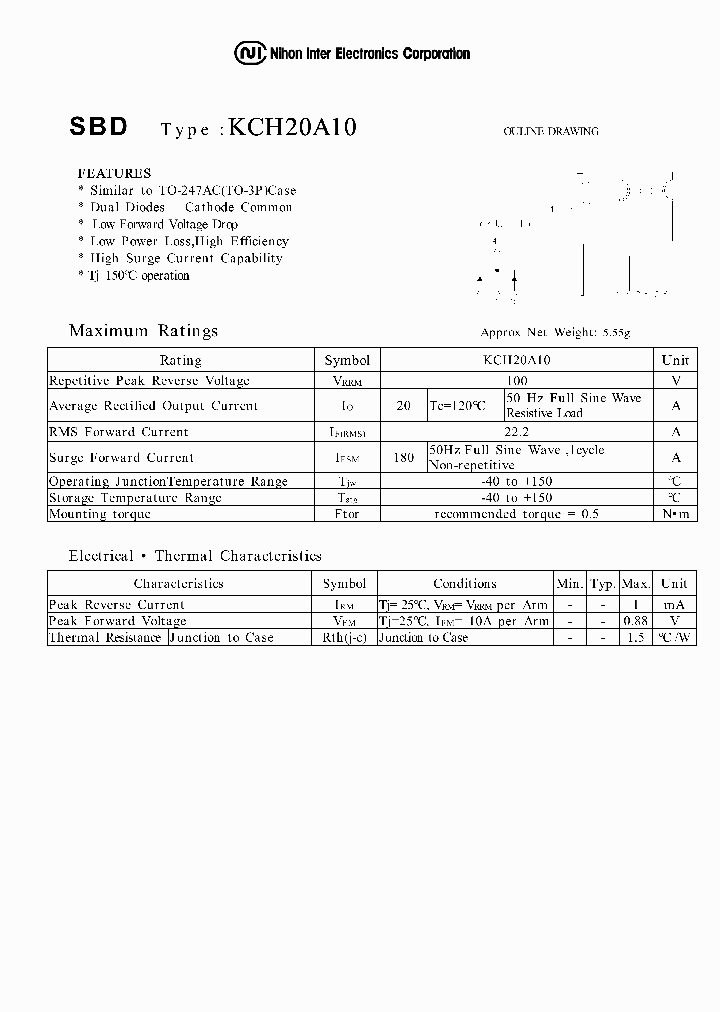 KCH20A10_856227.PDF Datasheet