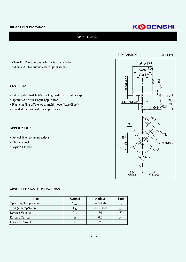 KPPF1-LM622_921403.PDF Datasheet