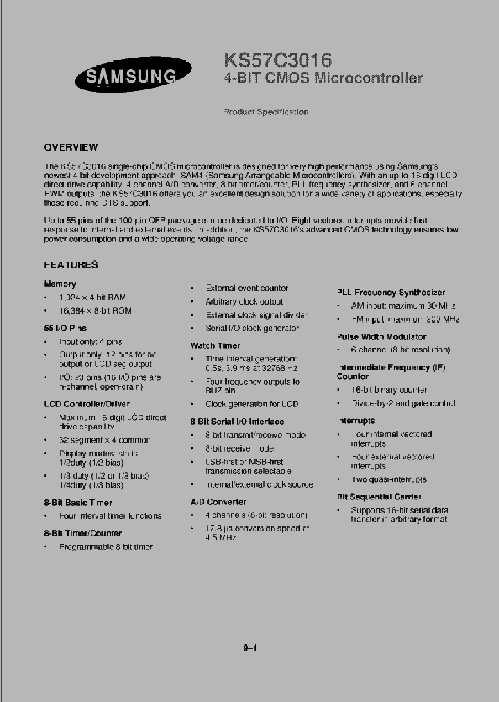 KS57C3016_889904.PDF Datasheet