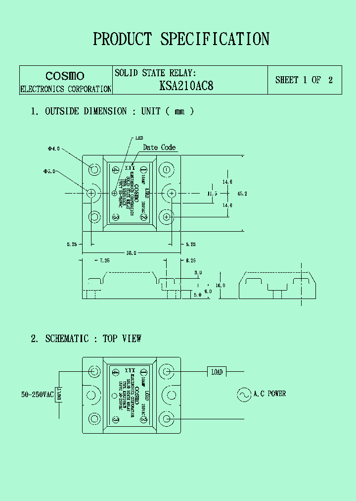 KSA210AC8_807059.PDF Datasheet