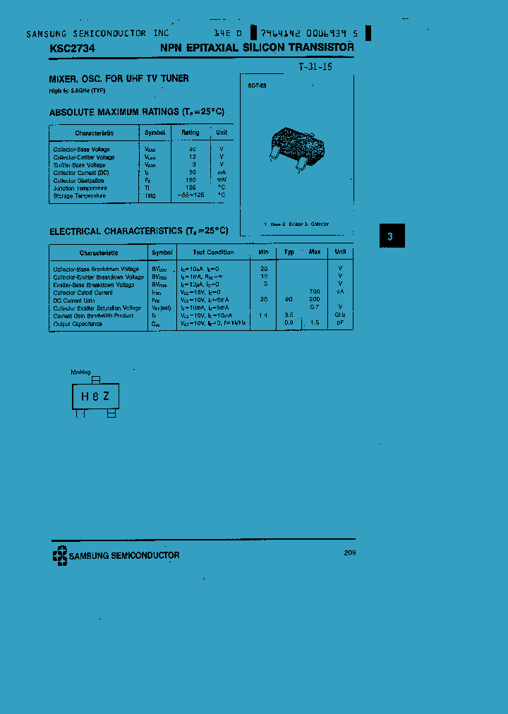 KSC2734_956206.PDF Datasheet