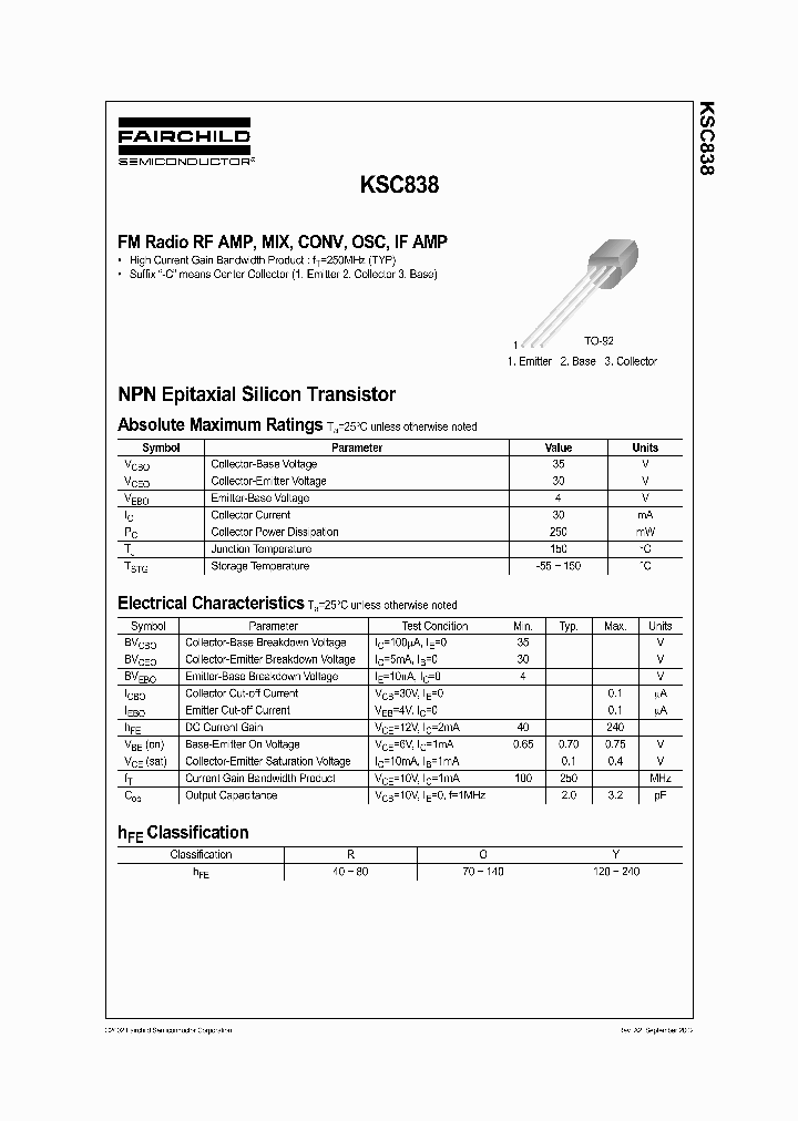 KSC838_739958.PDF Datasheet