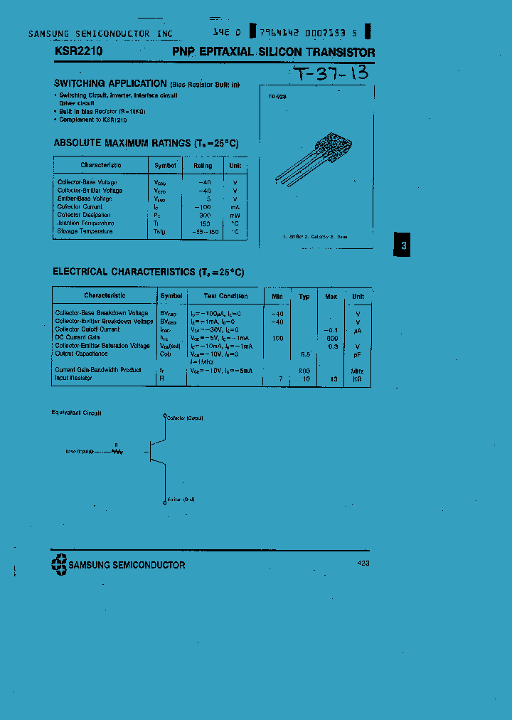 KSR2210_693751.PDF Datasheet