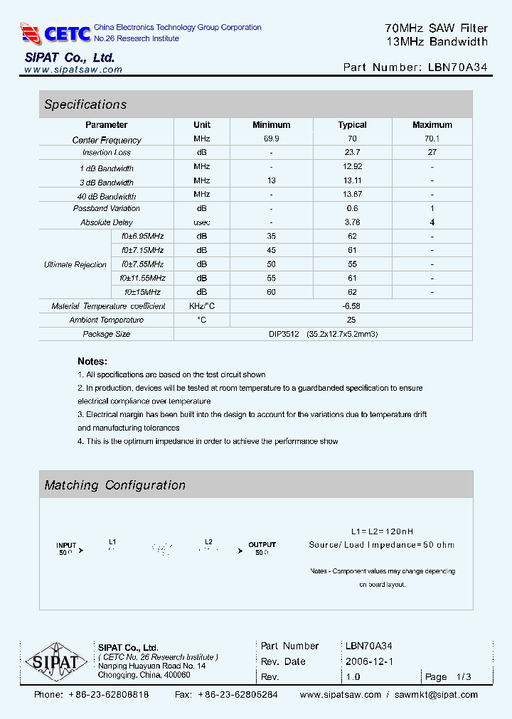 LBN70A34_669427.PDF Datasheet