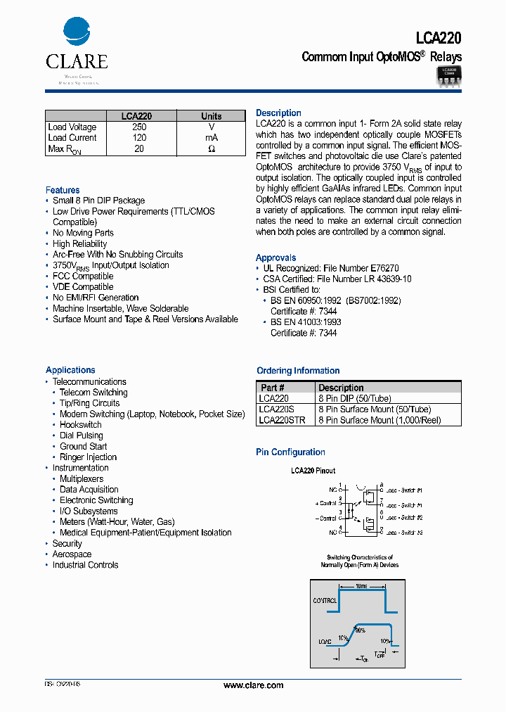 LCA220_910295.PDF Datasheet