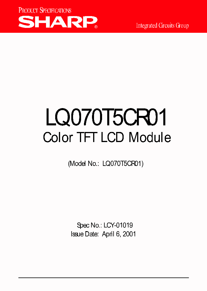 LQ070T5CR01_666216.PDF Datasheet