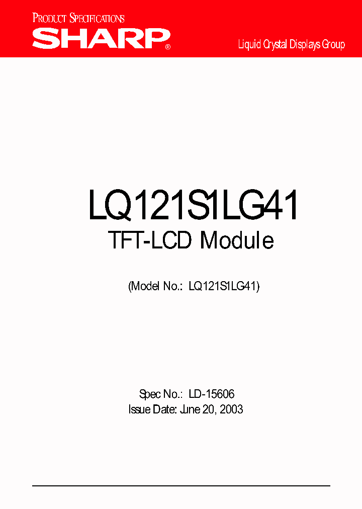 LQ121S1LG41_676363.PDF Datasheet