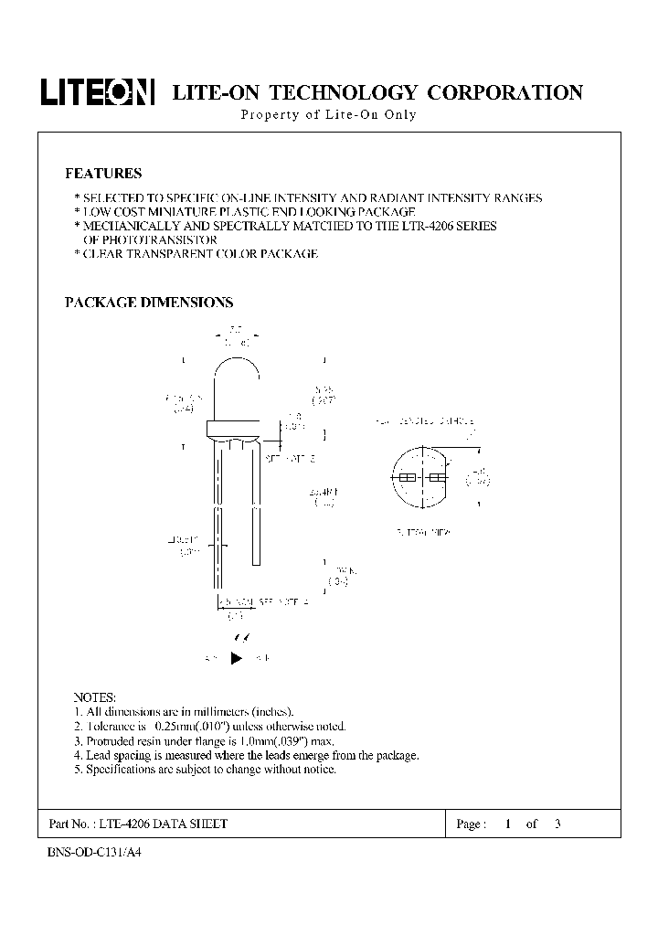LTE4206_810105.PDF Datasheet