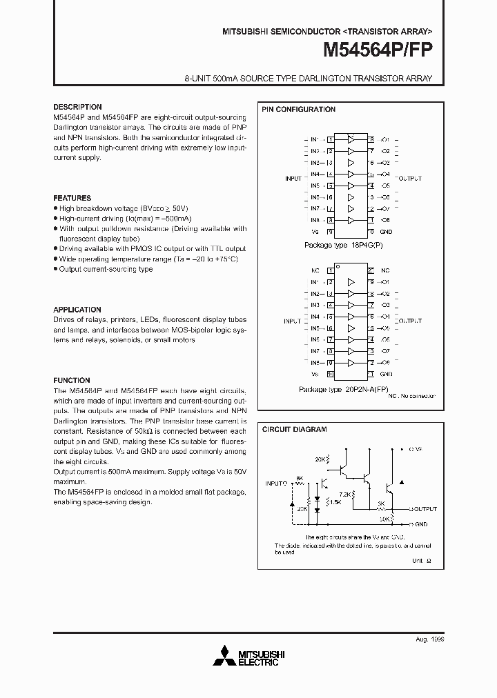 M54564FP_721875.PDF Datasheet