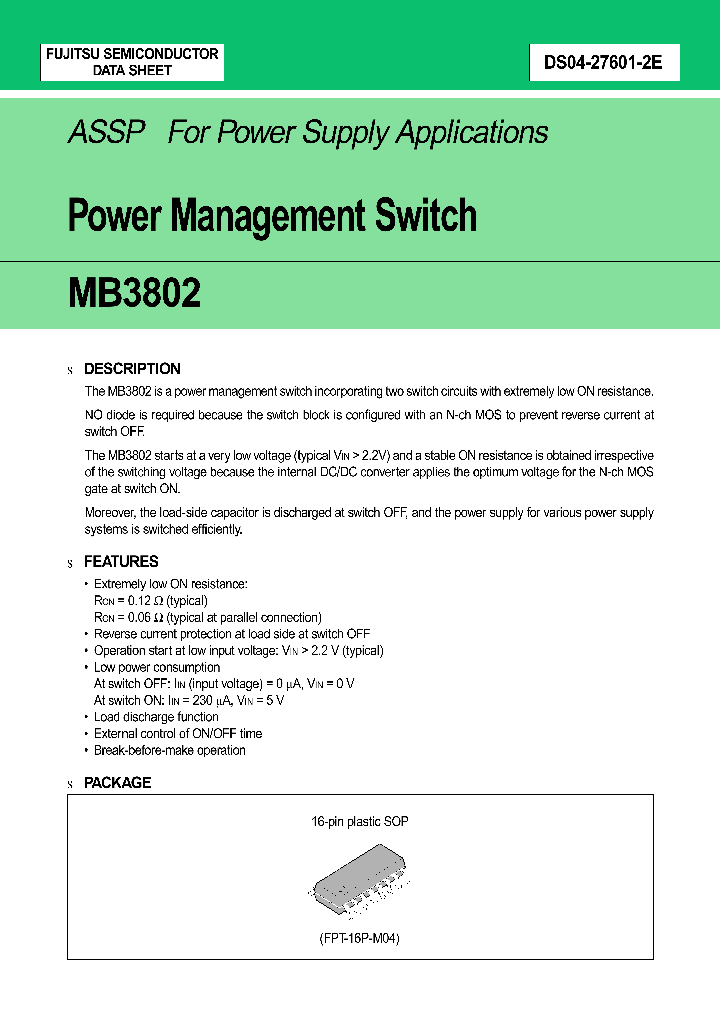 MB3802_828687.PDF Datasheet