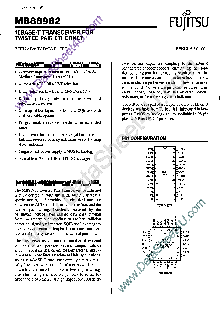 MB86962_798001.PDF Datasheet