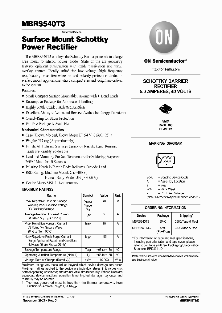 MBRS540T305_741894.PDF Datasheet