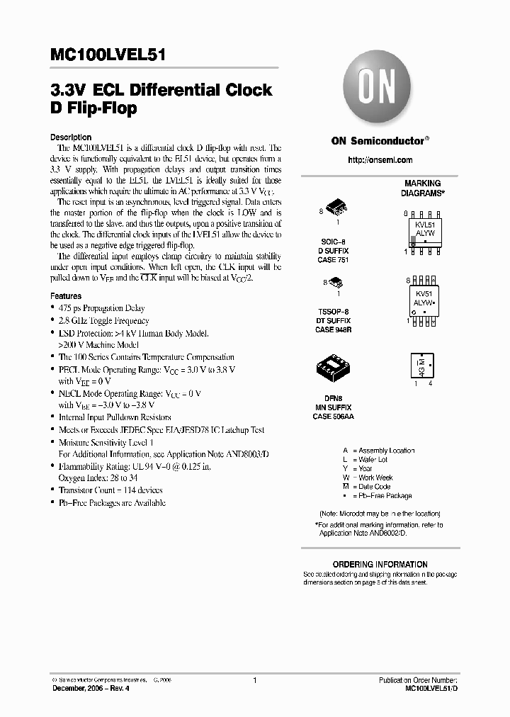 MC100LVEL51DR2G_710677.PDF Datasheet