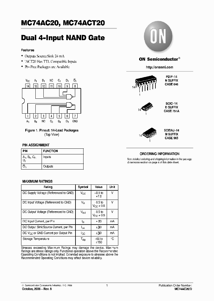 MC74AC2006_746022.PDF Datasheet