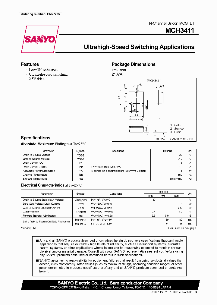 MCH3411_654885.PDF Datasheet