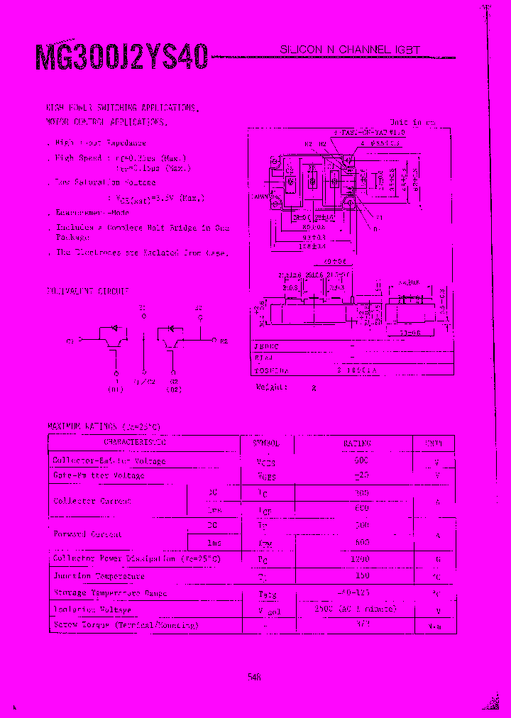 MG300J2YS40_668314.PDF Datasheet
