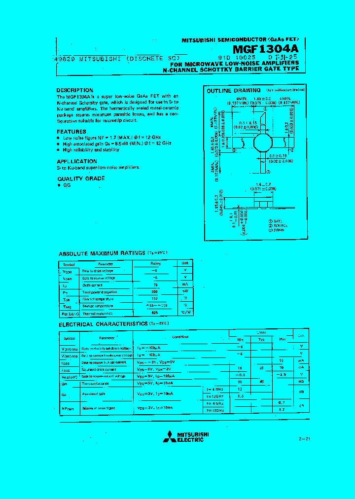 MGF1304A_775998.PDF Datasheet