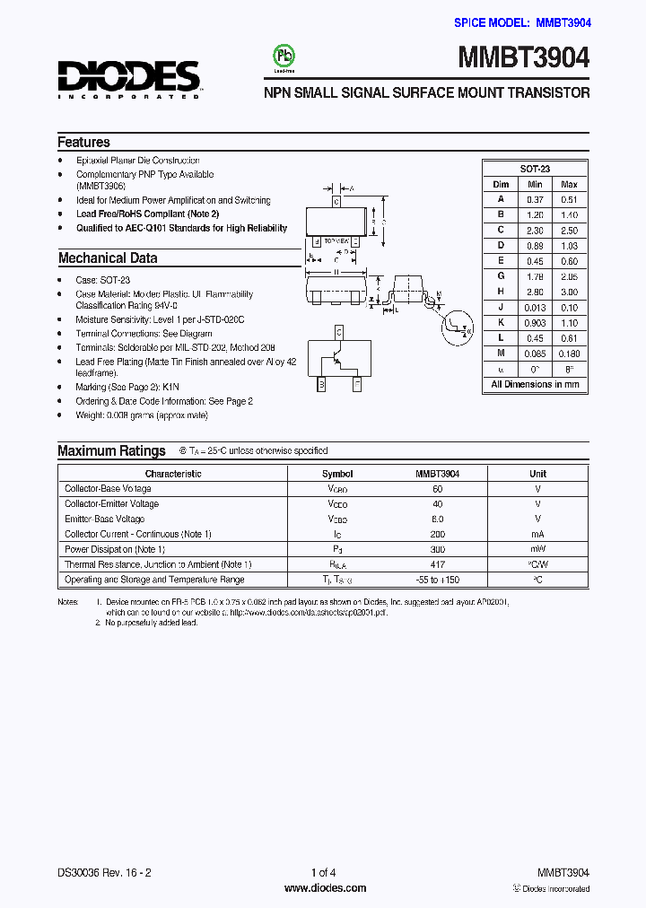 MMBT39041_732016.PDF Datasheet