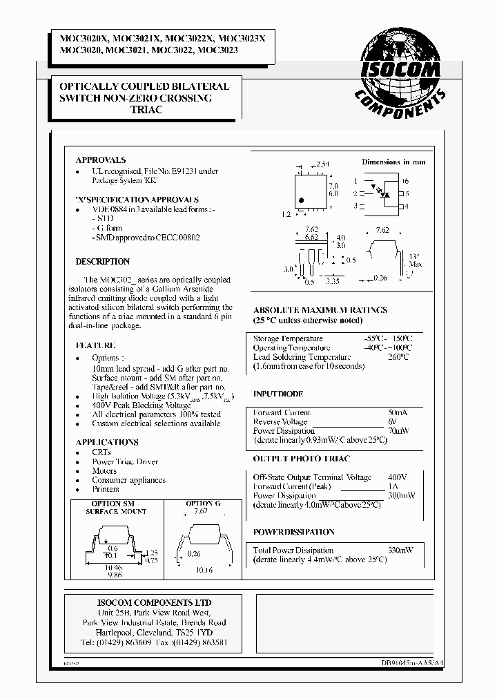 MOC3022_707952.PDF Datasheet