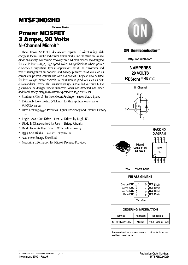 MTSF3N02HDR2_800383.PDF Datasheet