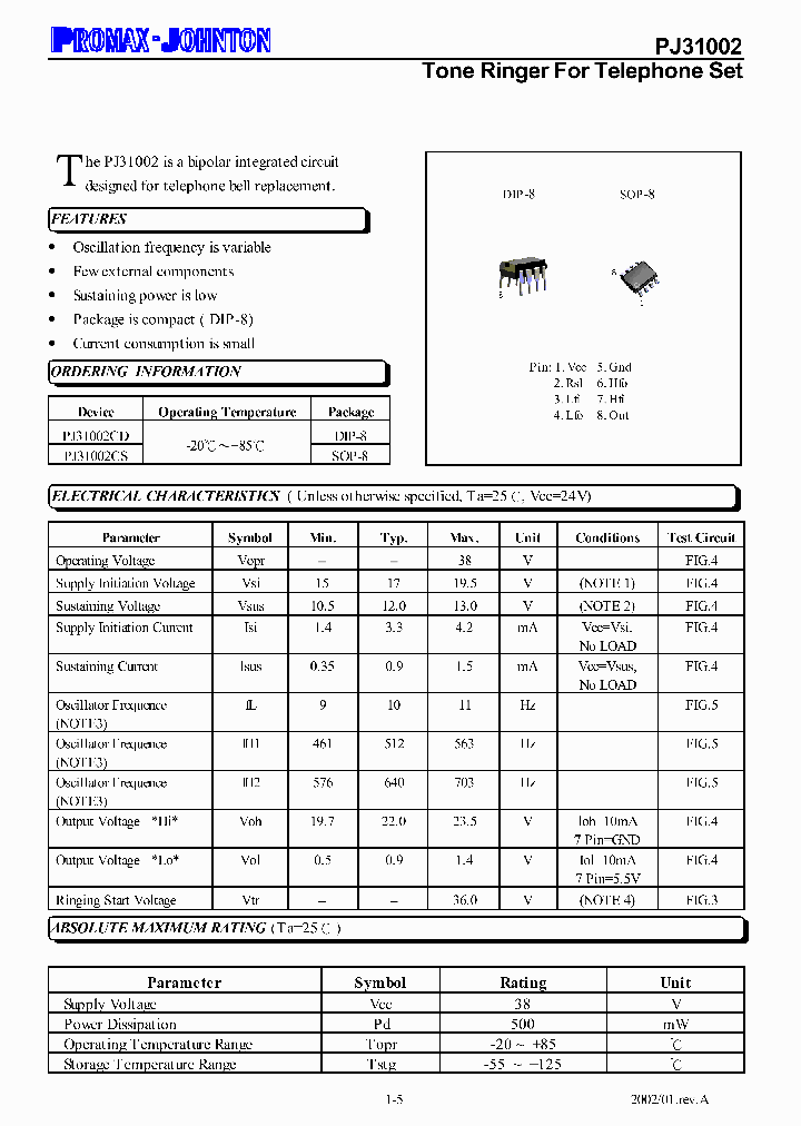 PJ31002CS_1111313.PDF Datasheet