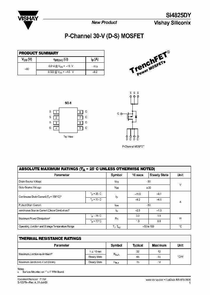 SI4825DY_801541.PDF Datasheet