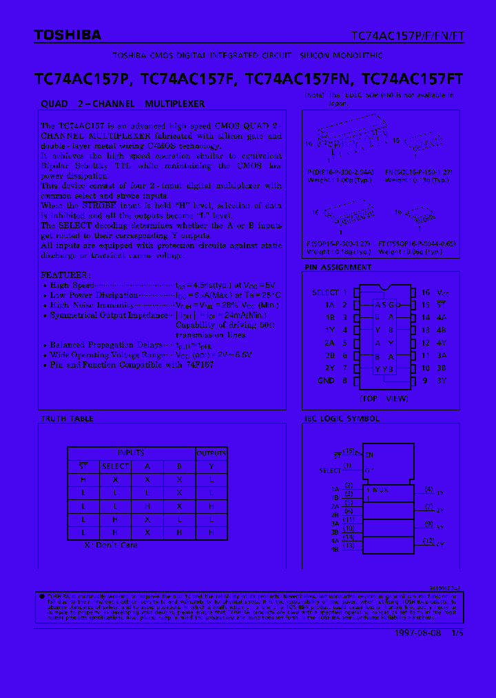 TC74AC157FN_953772.PDF Datasheet