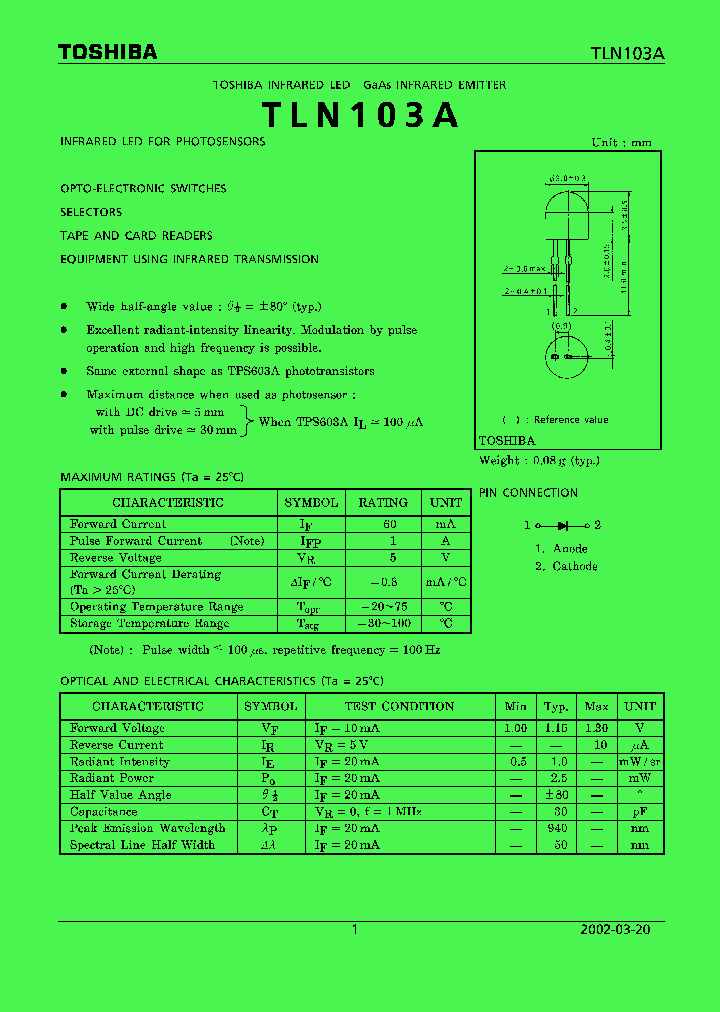 TLN103A_835861.PDF Datasheet