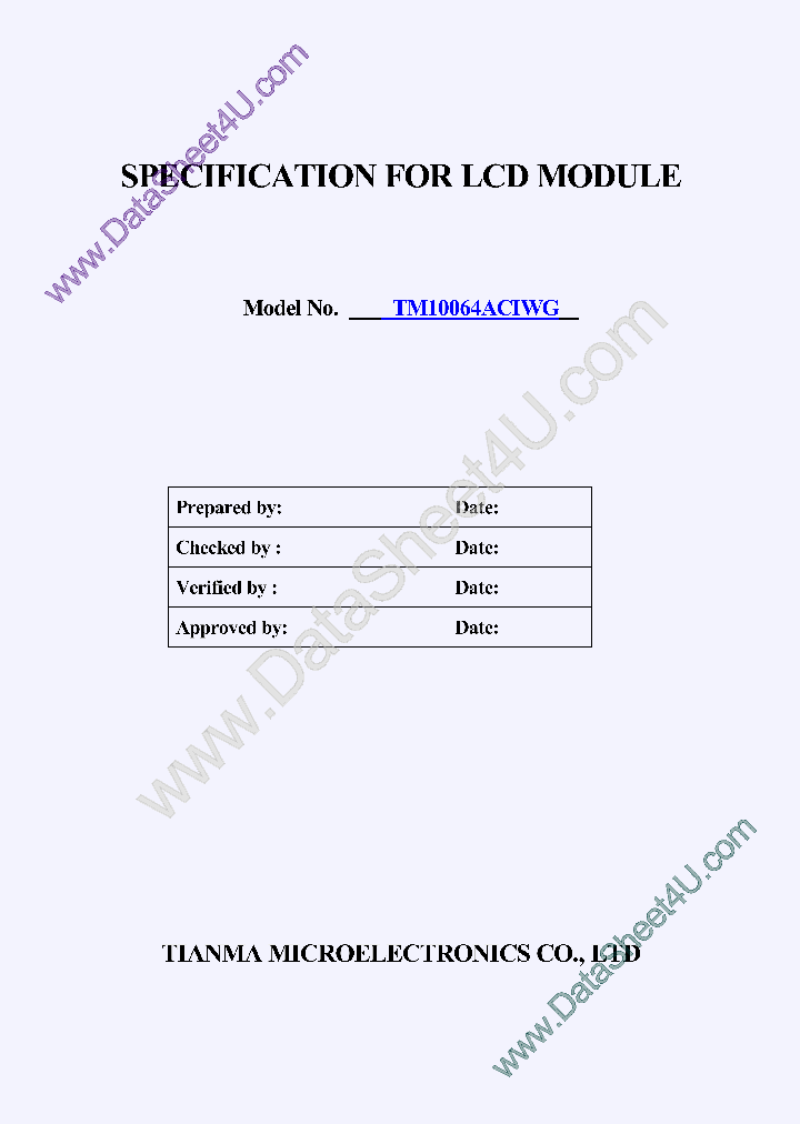 TM10064ACIWG_880211.PDF Datasheet