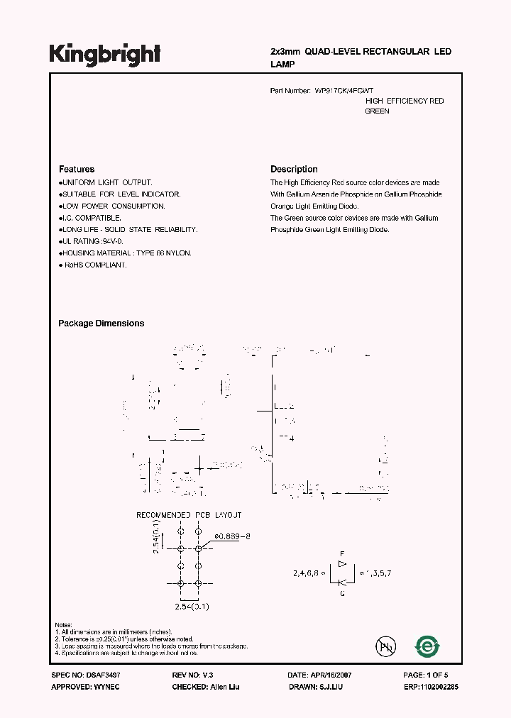 WP917CK4EGWT_845753.PDF Datasheet