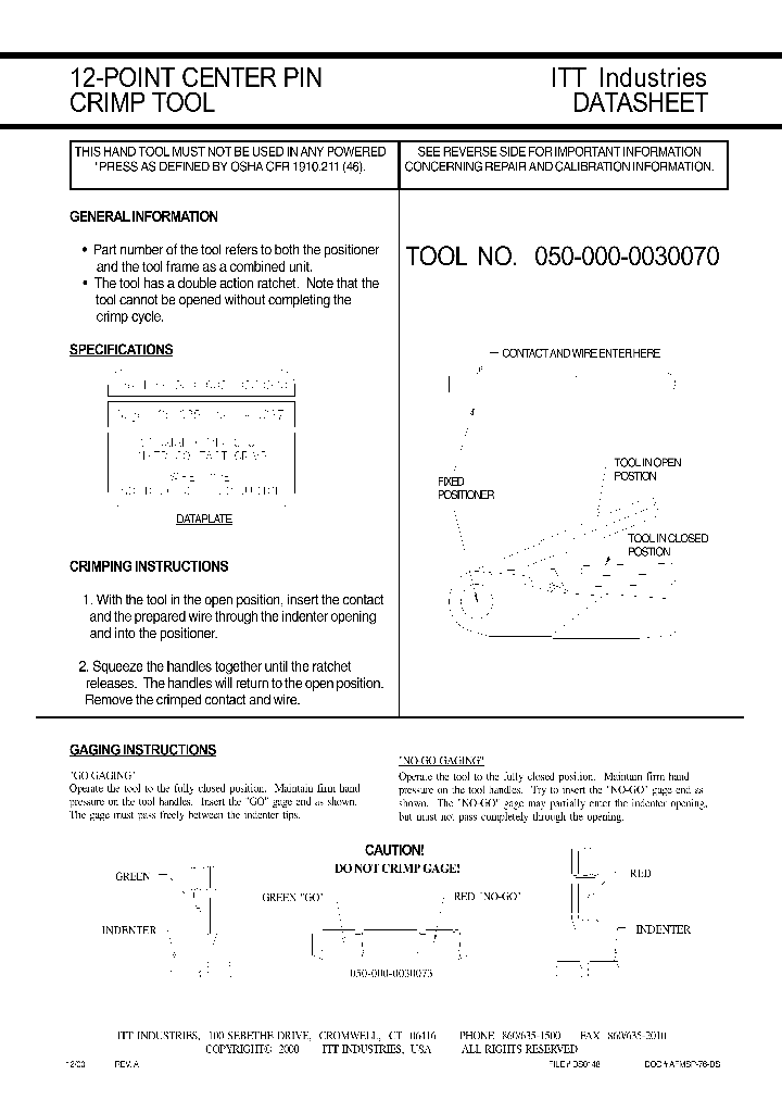 050-000-0030070_1190069.PDF Datasheet